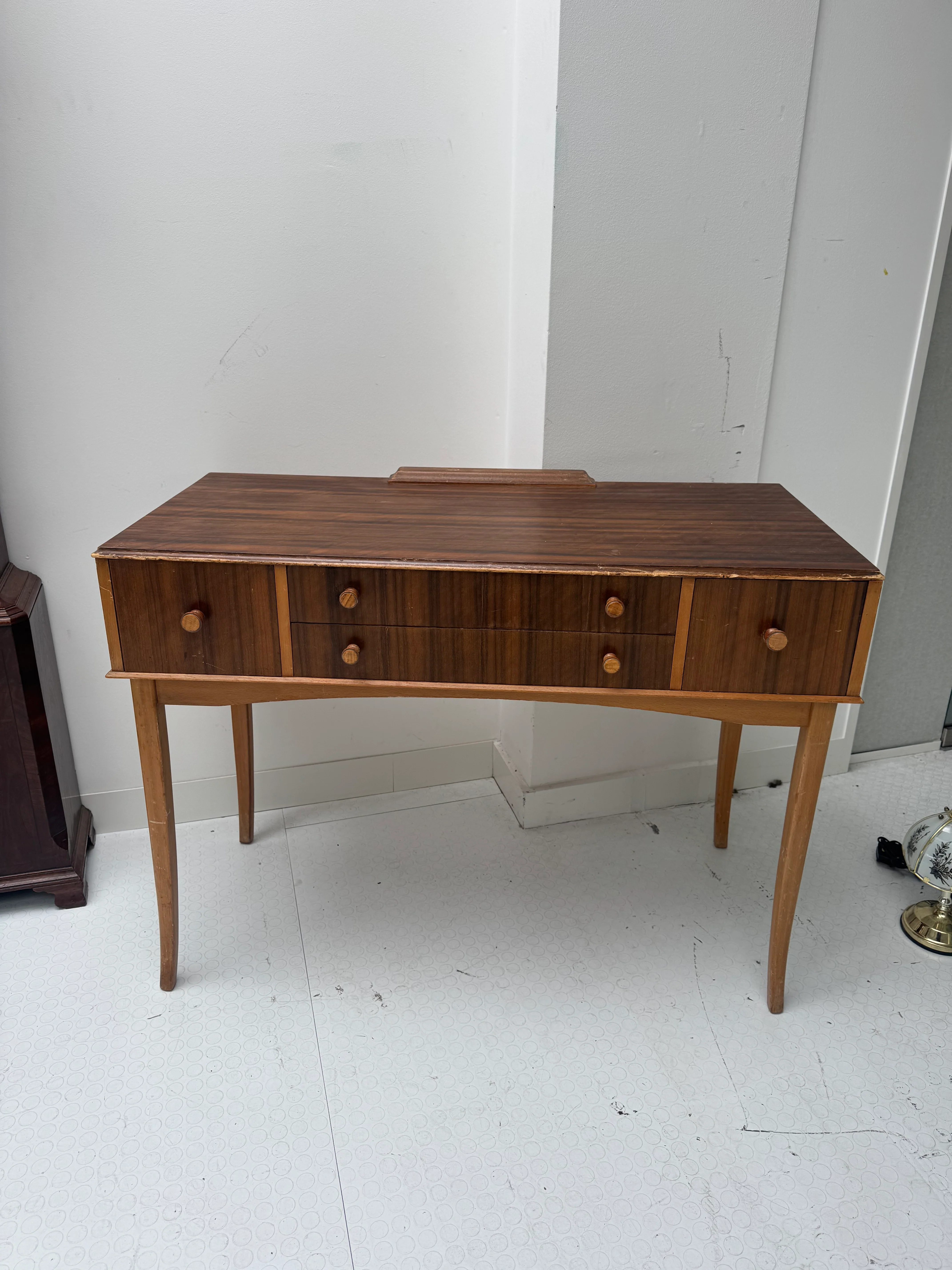 Heal's Vintage Dressing Table / Console Table - 1950s - Image 8