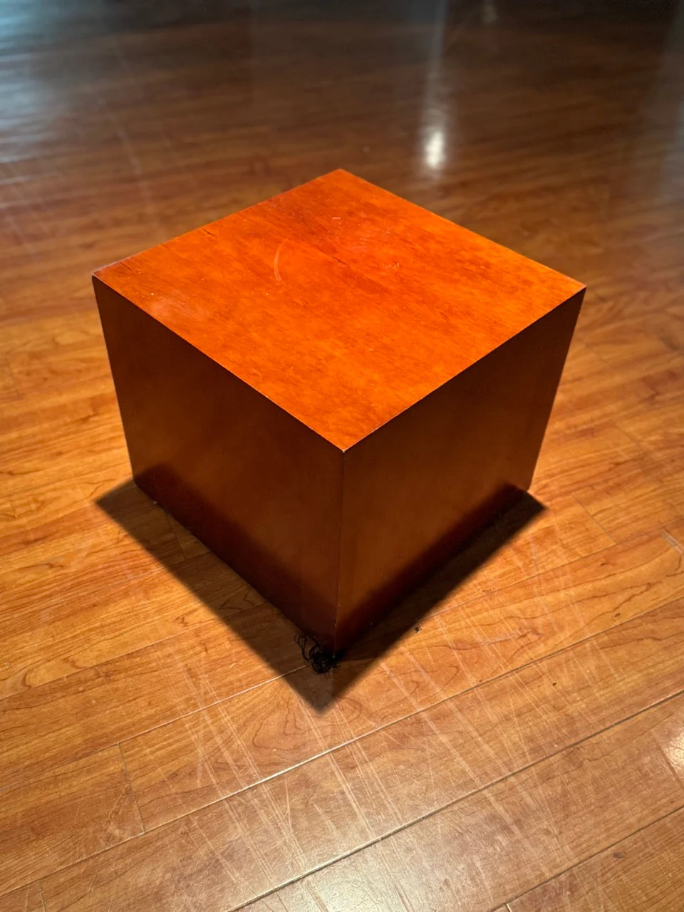 Paul Mayen Attribution style solid wooden side table
