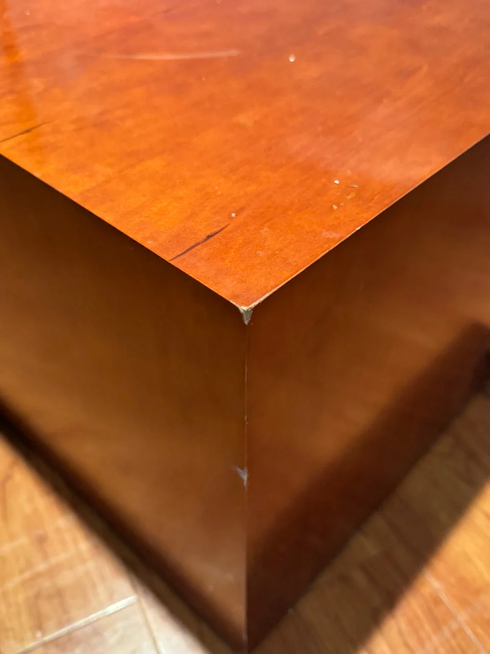 Paul Mayen Attribution style solid wooden side table - Image 2